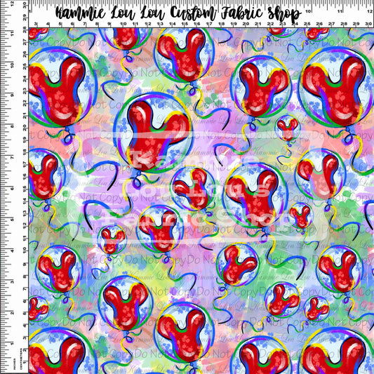 R101 Colorful Mouse - Balloons Rainbow - Reg Scale