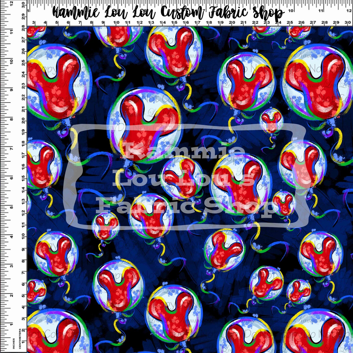 R101 Colorful Mouse - Dark Blue - Regular Scale