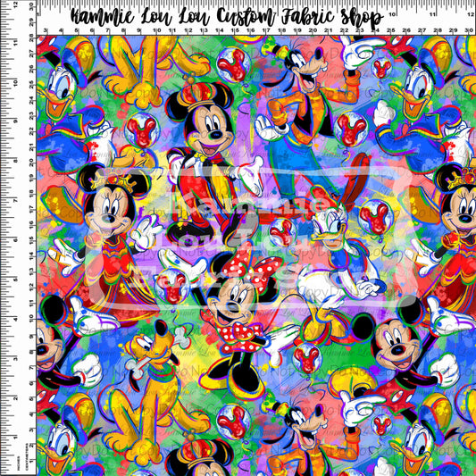 R101 Colorful Mouse - Main Design - Rainbow - Regular Scale