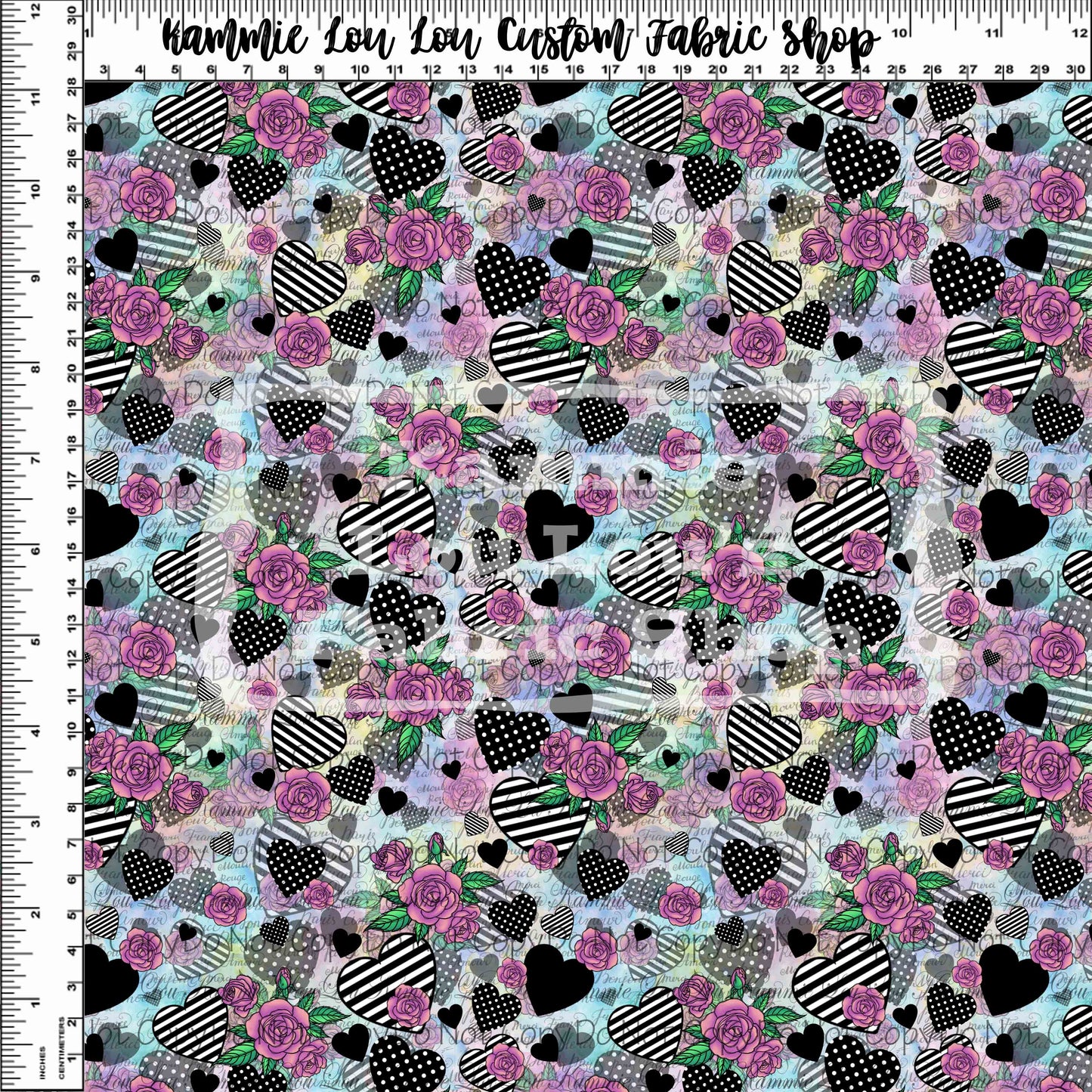 Ville De L'Amour - Hearts - Small Scale