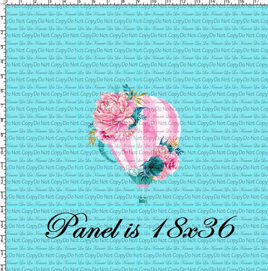 R45 Up Up and Away - Teal Panel