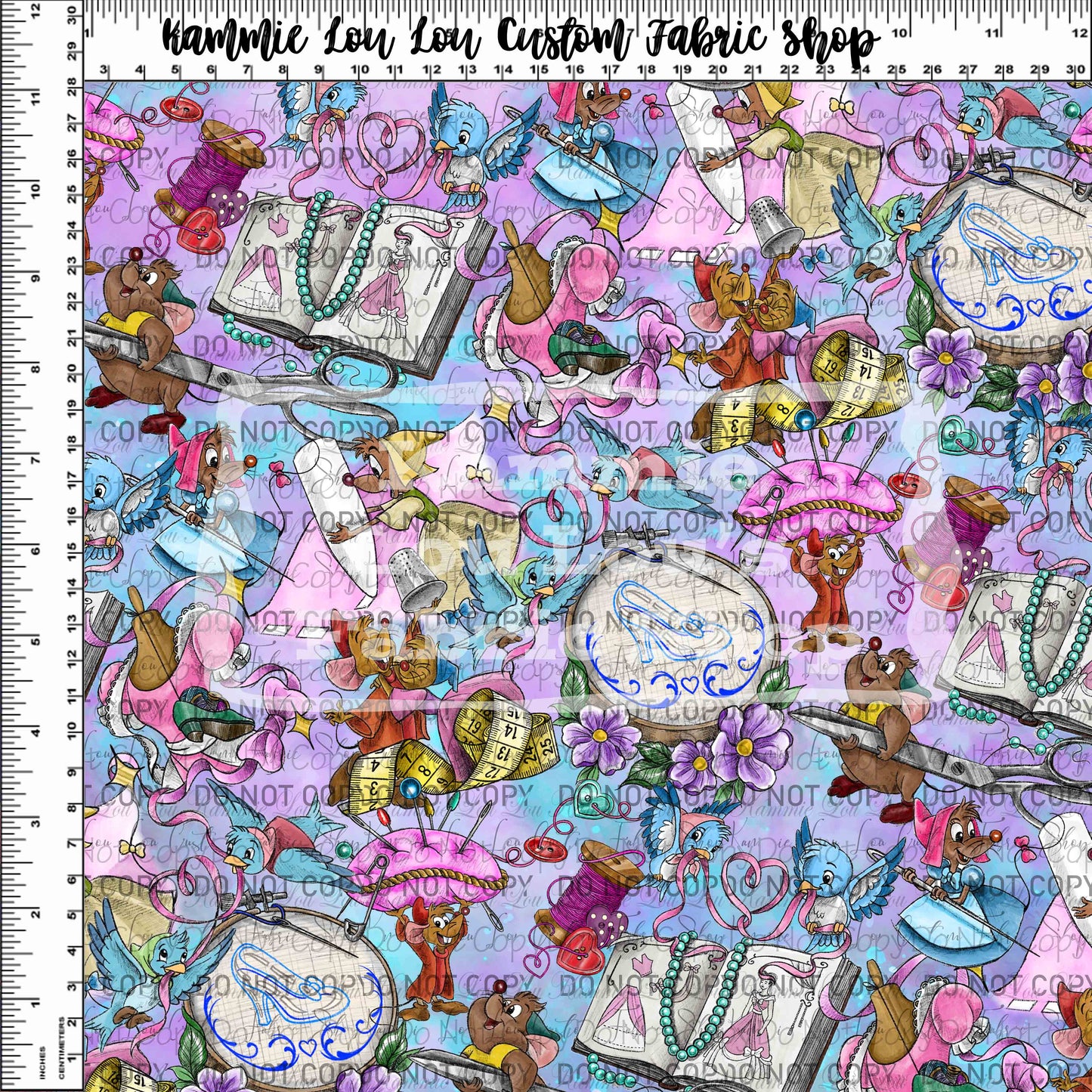 Tiny Talent - Main Design - Blue - Regular Scale