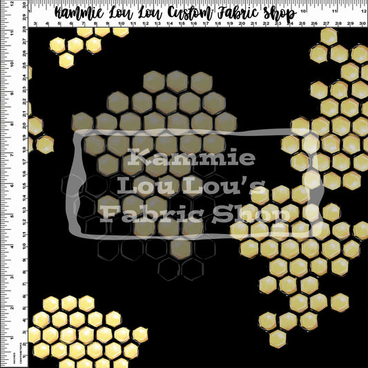 Bee My Honey Bee - Honeycomb Black - Regular Scale