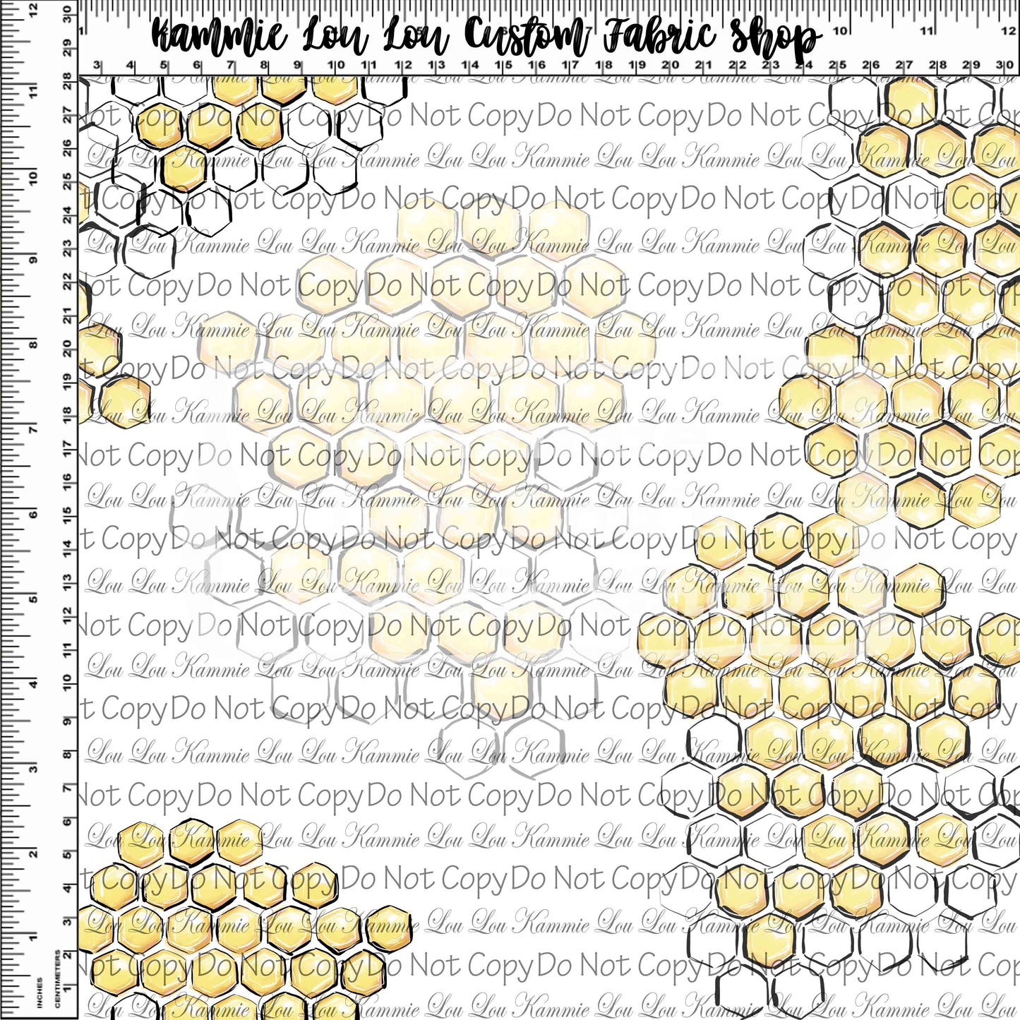 Bee My Honey Bee - Honeycomb White - Regular Scale