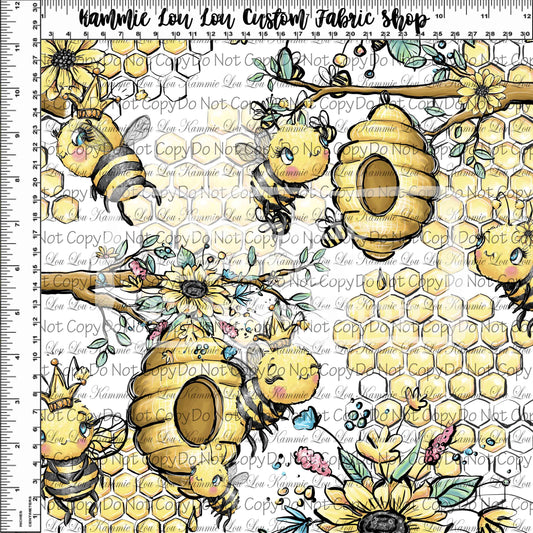 Bee My Honey Bee - Main White - Regular Scale