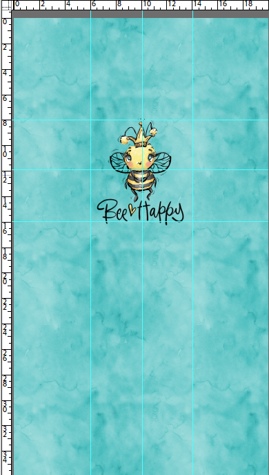 Bee My Honey Bee - Panel - CHILD Teal