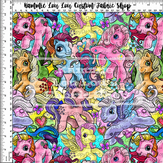 My Vintage Ponies - Stacked - Regular Scale