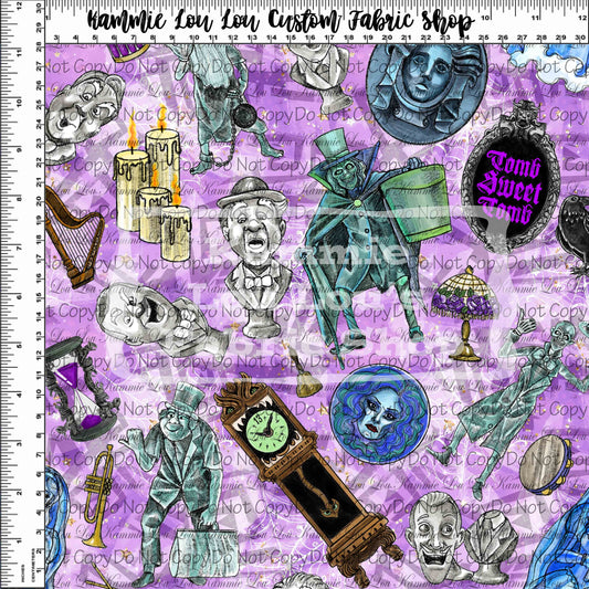 Grim Grinning Ghosts - Main Toss - Regular Scale - PURPLE