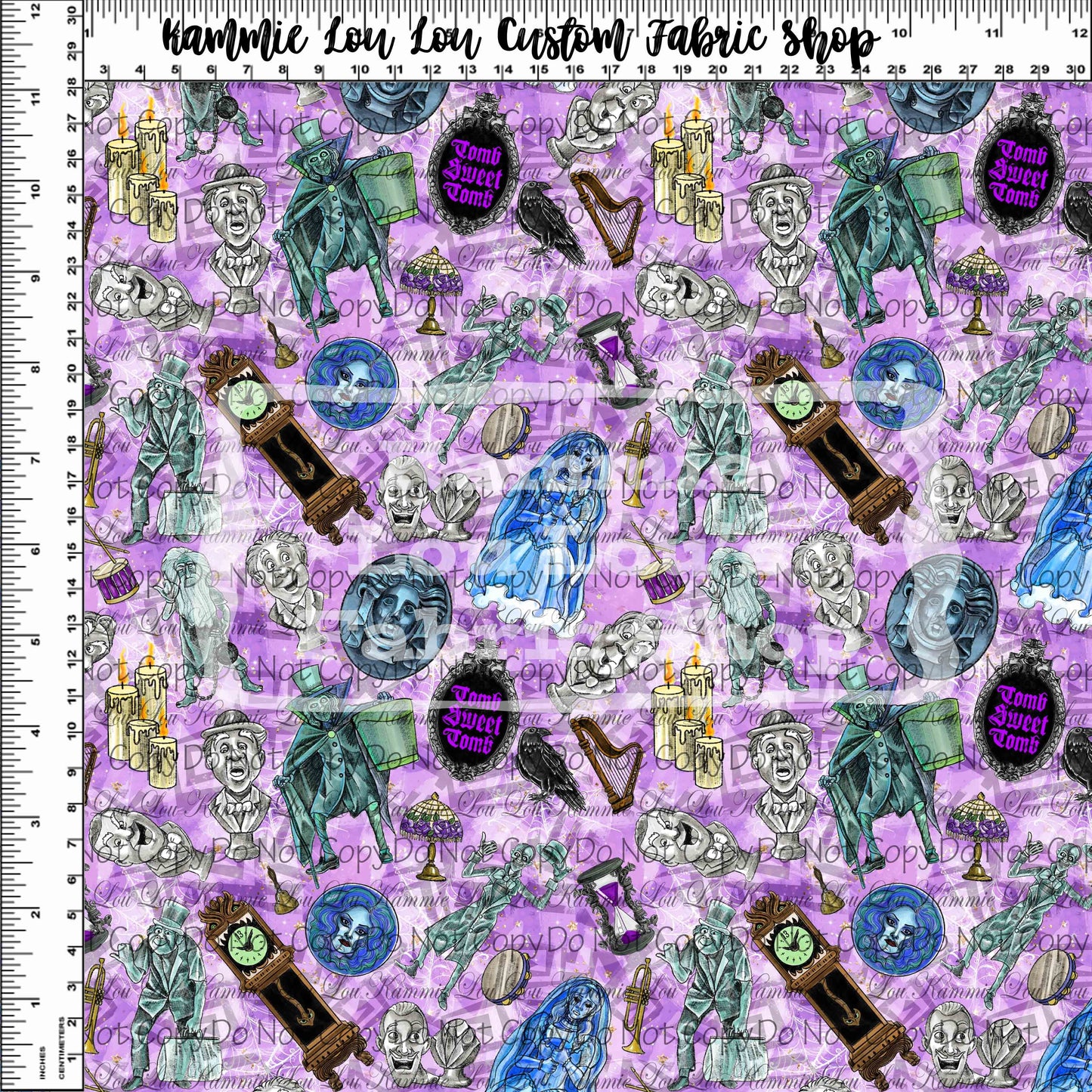 Grim Grinning Ghosts - Main Toss - Small Scale - PURPLE