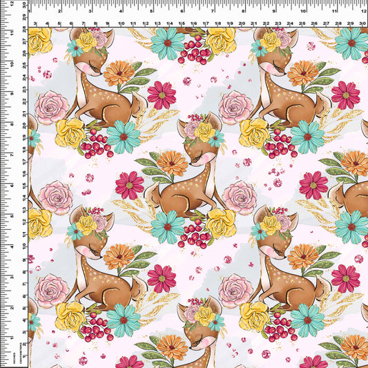 Autumn Friends - Floral Fawn