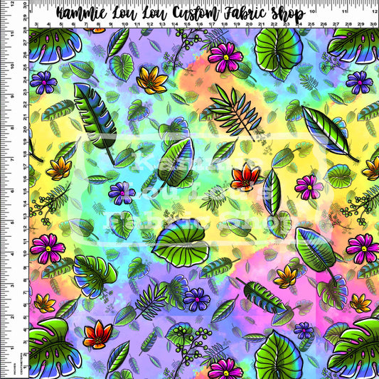 Life in the Jungle - Coordinate - Rainbow Leaves