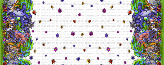 Life in the Jungle - Double Border - White