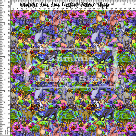 Life in the Jungle - Main Design - Stacked - Tiny Scale