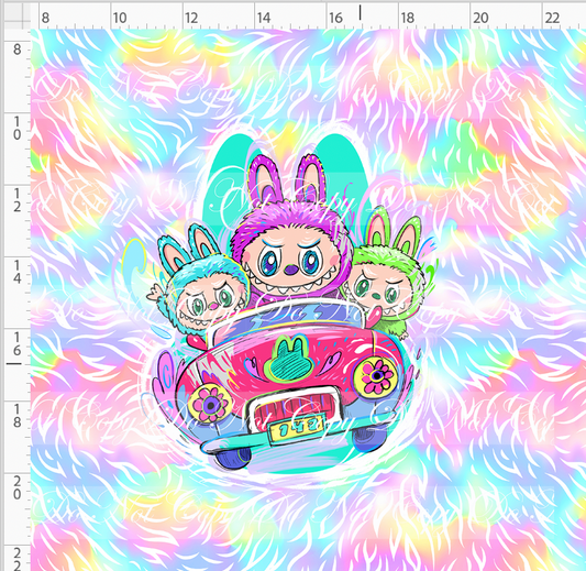 Snaggle Sprites - Panel - Car - Pastel - ADULT