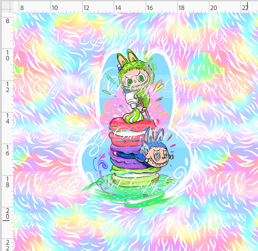 Snaggle Sprites - Panel - Sandwich - Pastel - ADULT