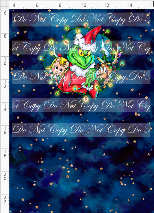 Crumpit & Co - Panel - Navy with Stars - 3 main characters - CHILD