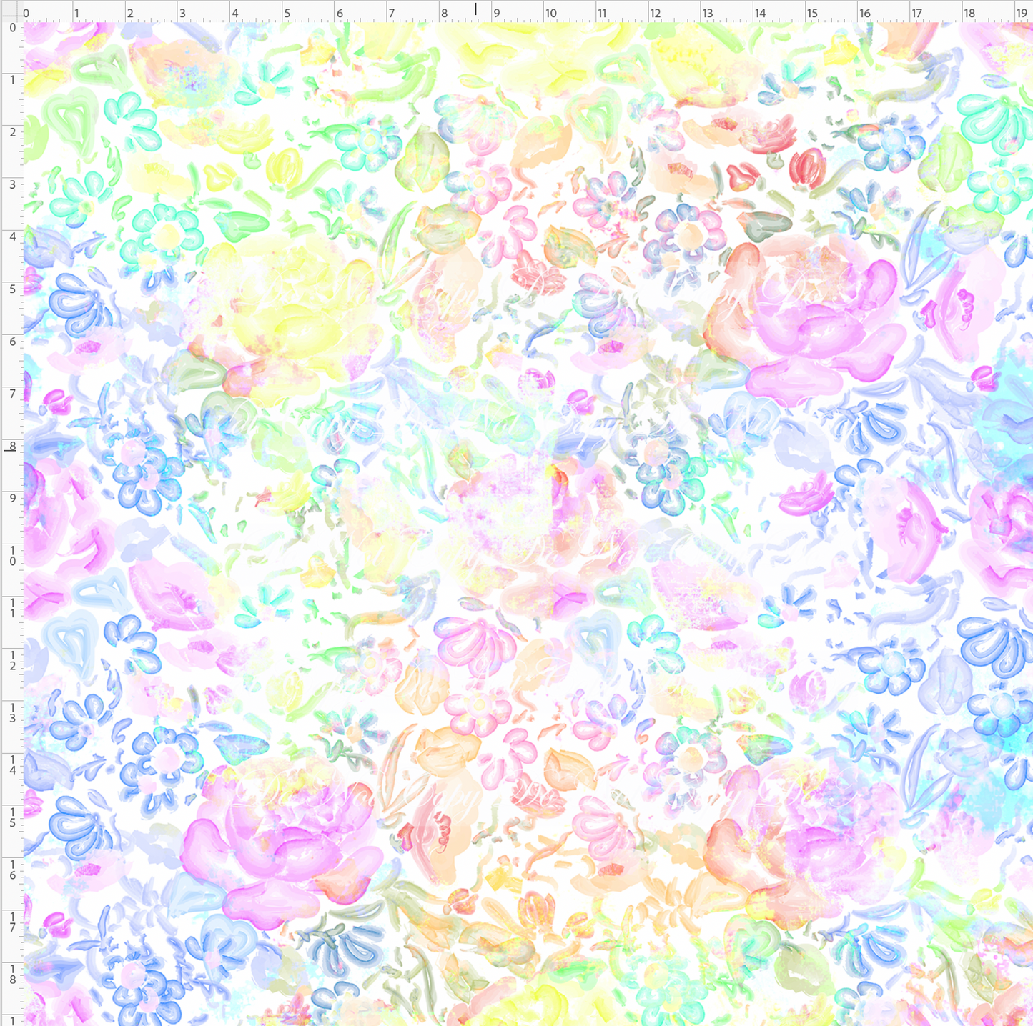 Curious Rabbit - Background - Rainbow