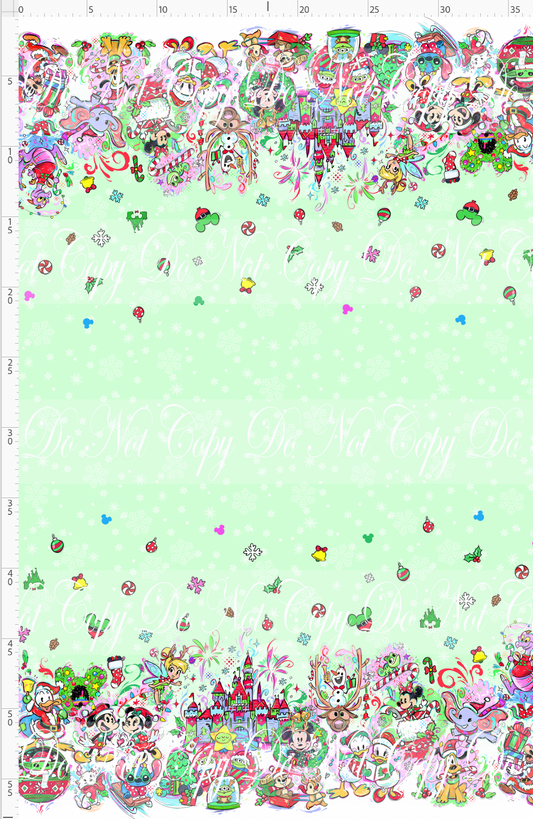 Kawaii Christmas - Double Border - MINT