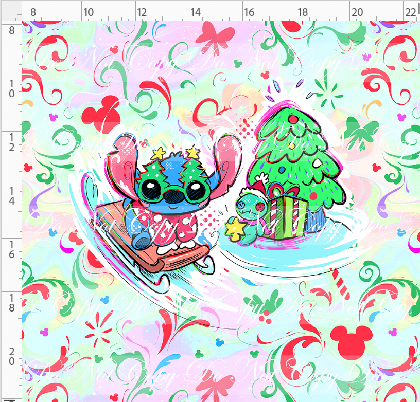 Kawaii Christmas - Panel - Simple Coordinate - Colorful - 626 - ADULT