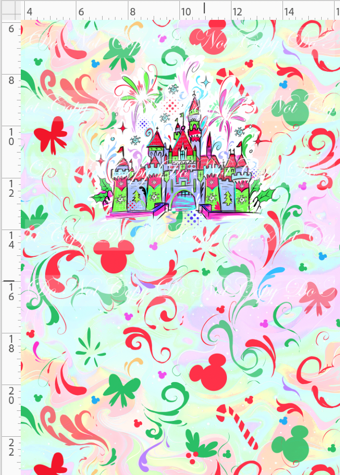 Kawaii Christmas - Panel - Simple Coordinate - Colorful - Castle - CHILD