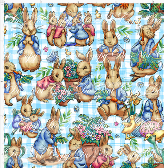 Curious Rabbit - Main - Blue - SMALL SCALE