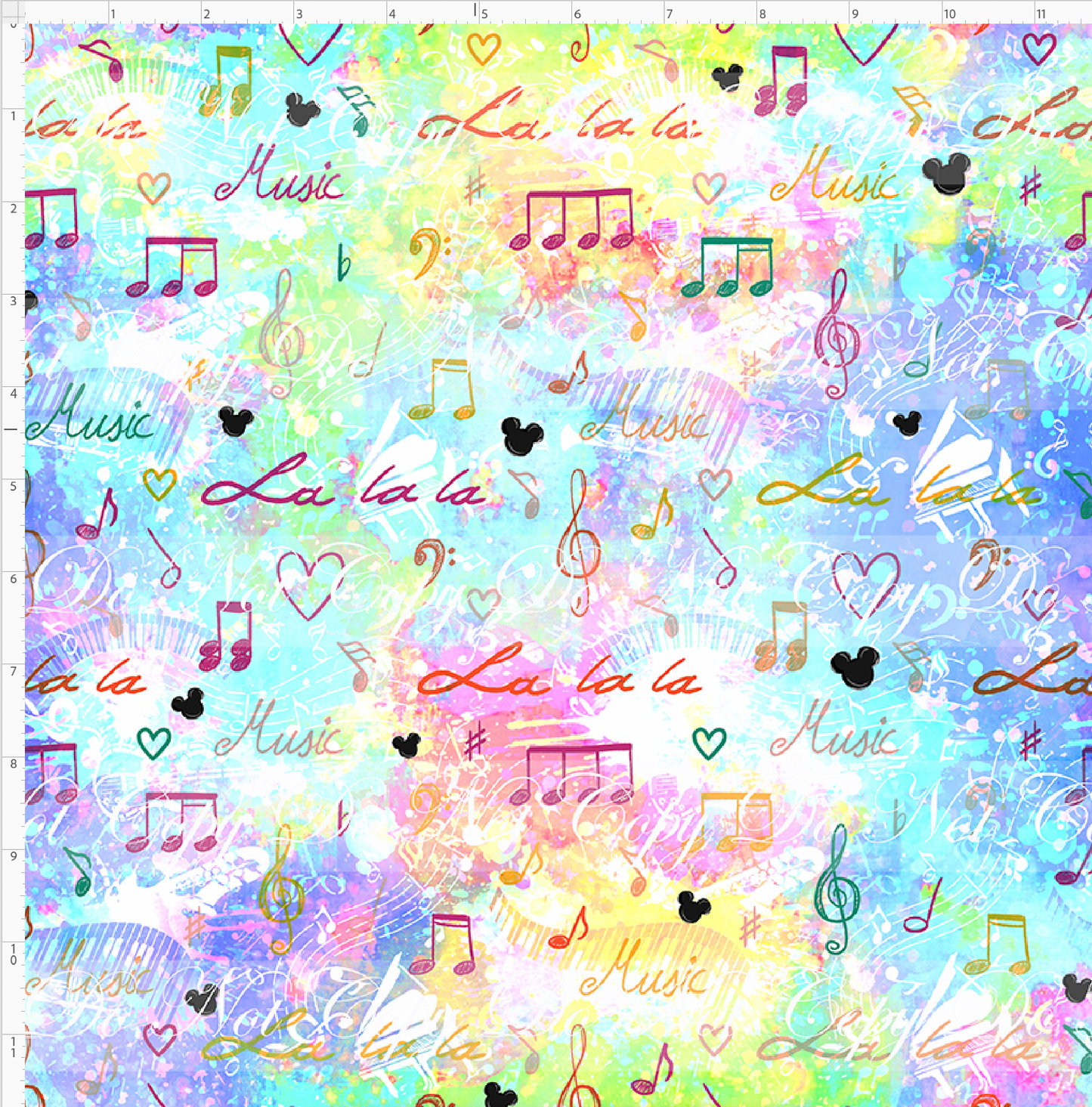 Magical Musicians - Rainbow Sketch Coordinate