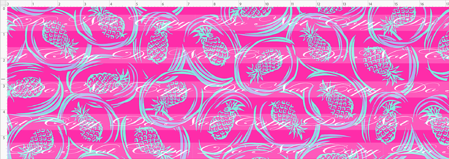 Serendipity Florals - Pineapples - Bahama