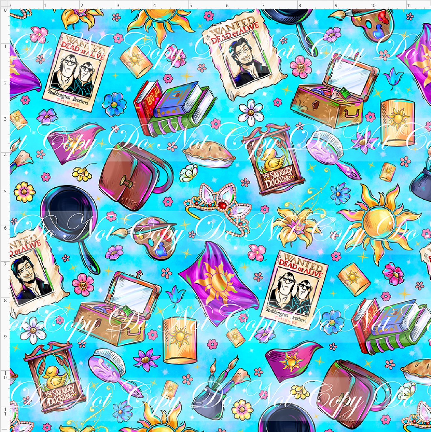 Golden Locks - Toss Coordinate - Aqua