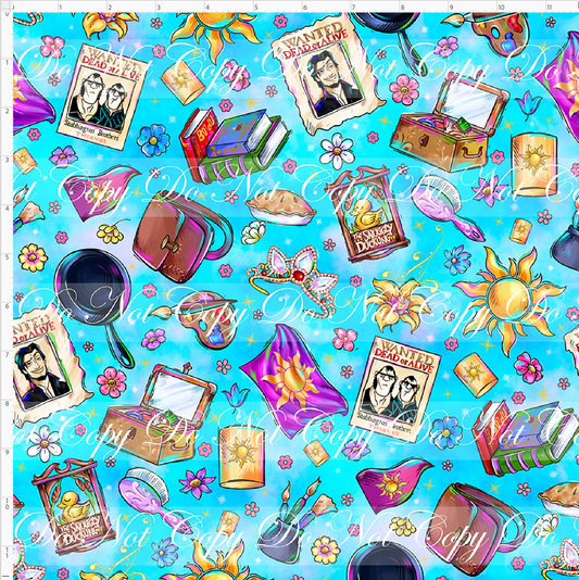 Golden Locks - Toss Coordinate - Aqua