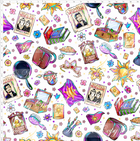 Golden Locks - Toss Coordinate - White