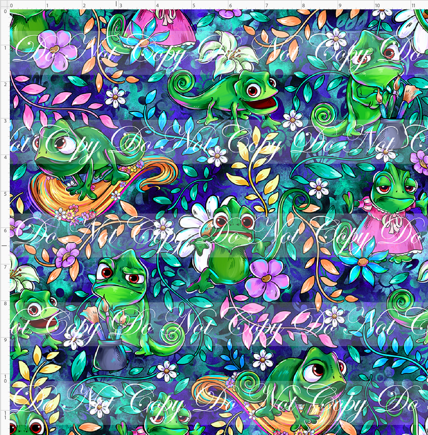 Golden Locks - Lizard Sidekick - Midnight