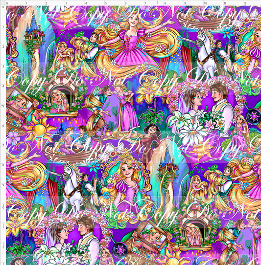 Golden Locks - Main Design #1 - Deep Background - REGULAR SCALE