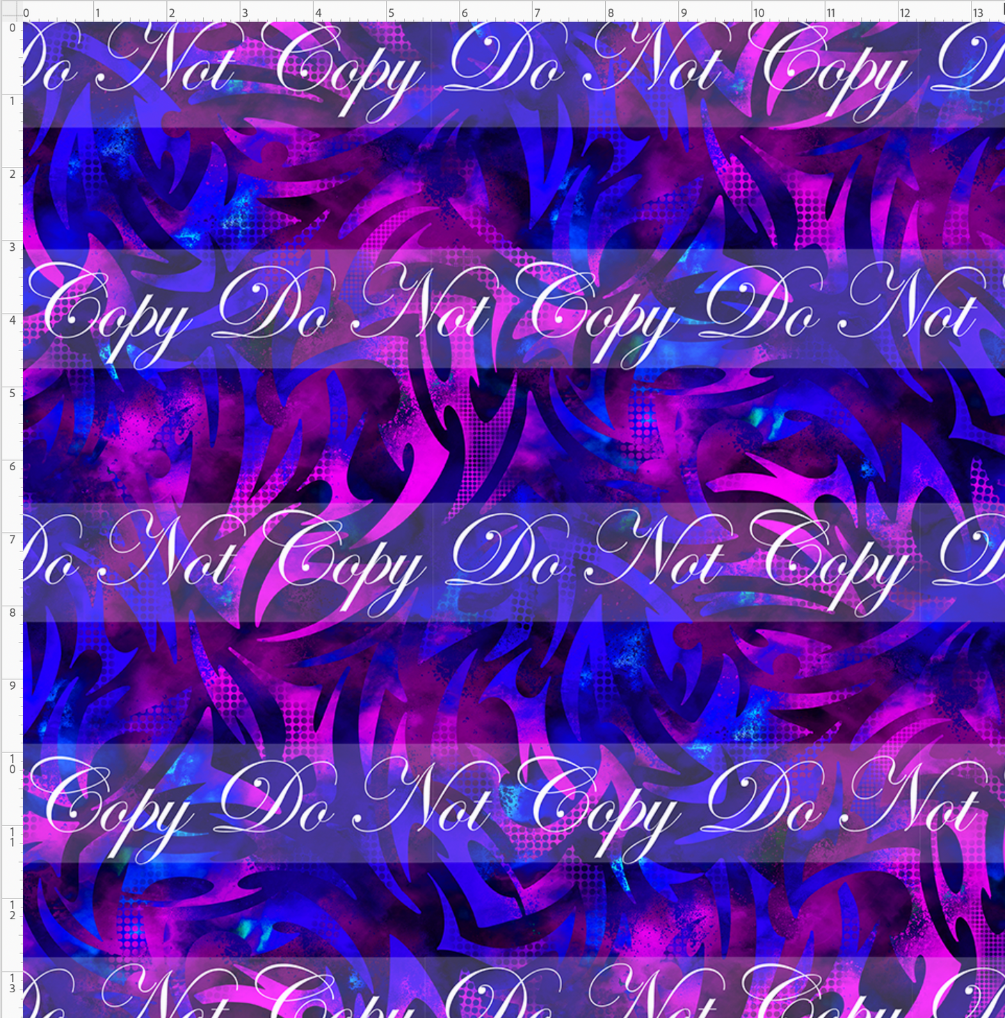 KPOP Huntrix - Background - Blue Pink