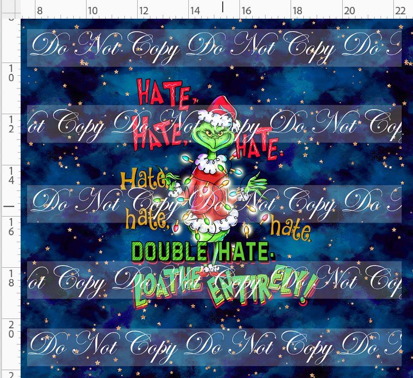 Crumpit & Co - Panel - Navy with Stars - hate hate hate - ADULT