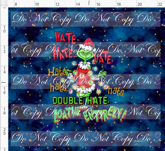 Crumpit & Co - Panel - Navy with Stars - hate hate hate - ADULT
