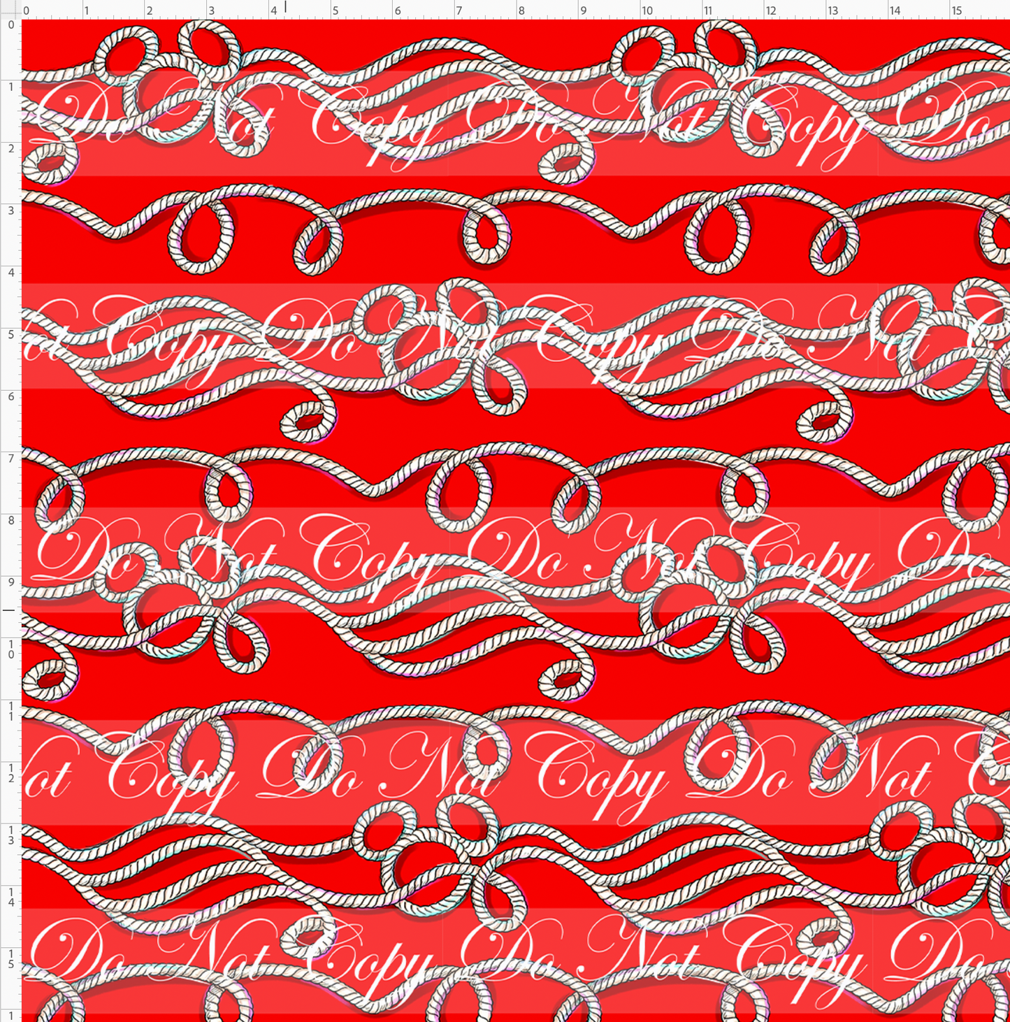 Set Sail - Ropes - Red - large scale