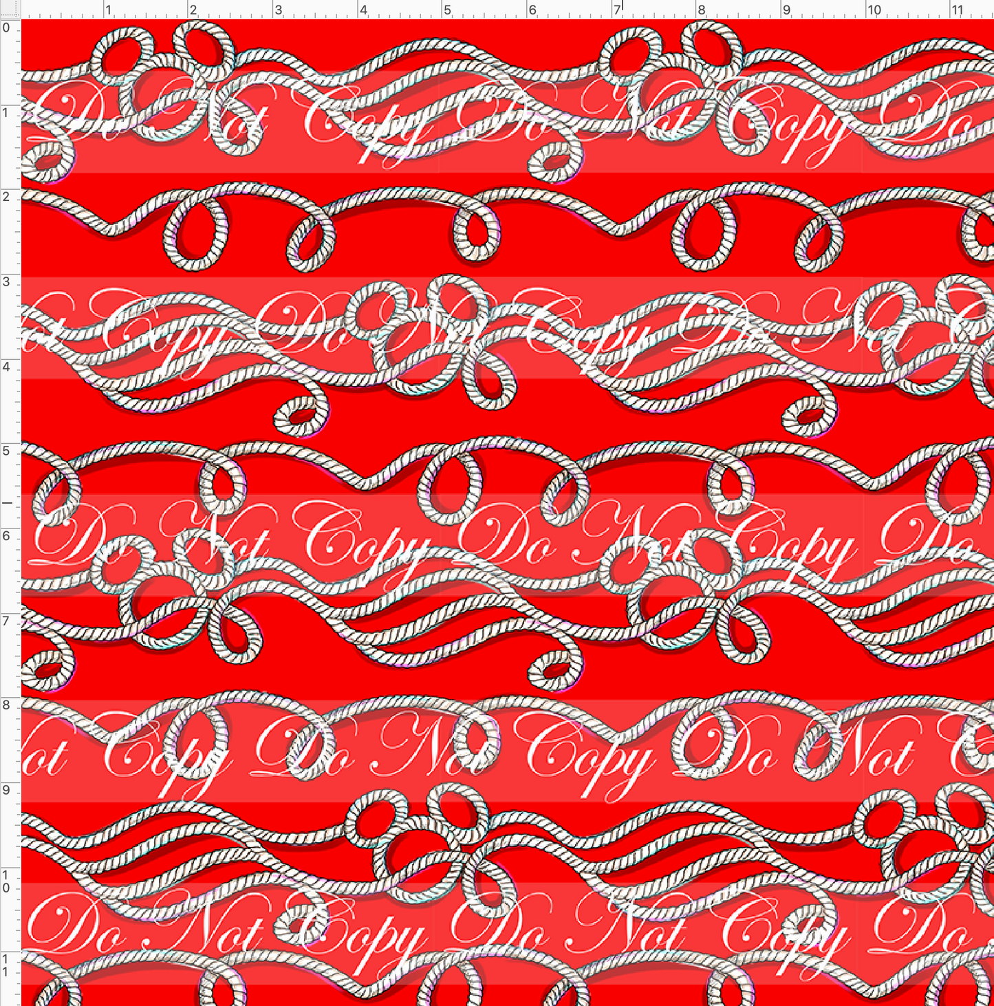 Set Sail - Ropes - Red - regular scale