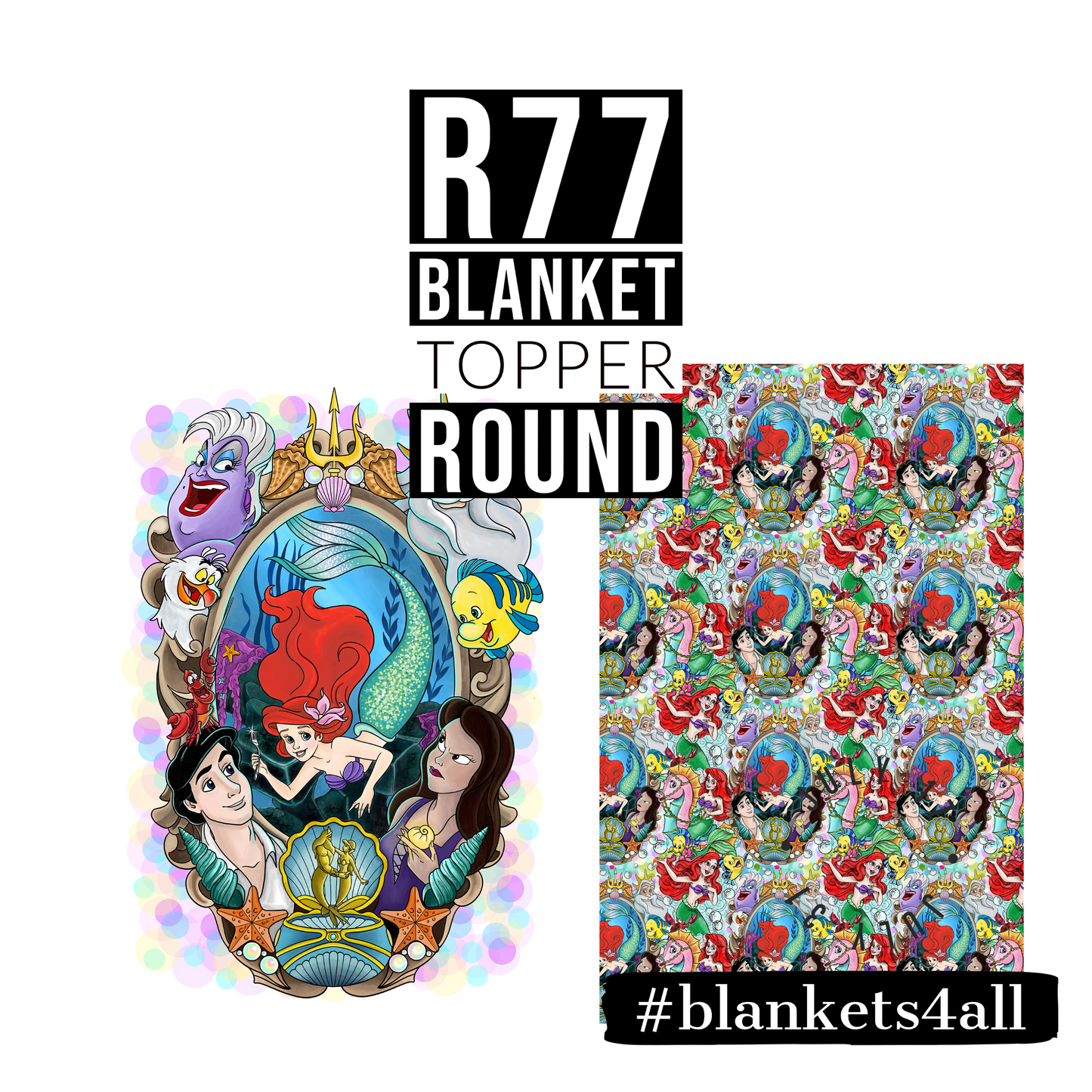 Song of the Sea - Childrens Blanket Panel 58W x 36H