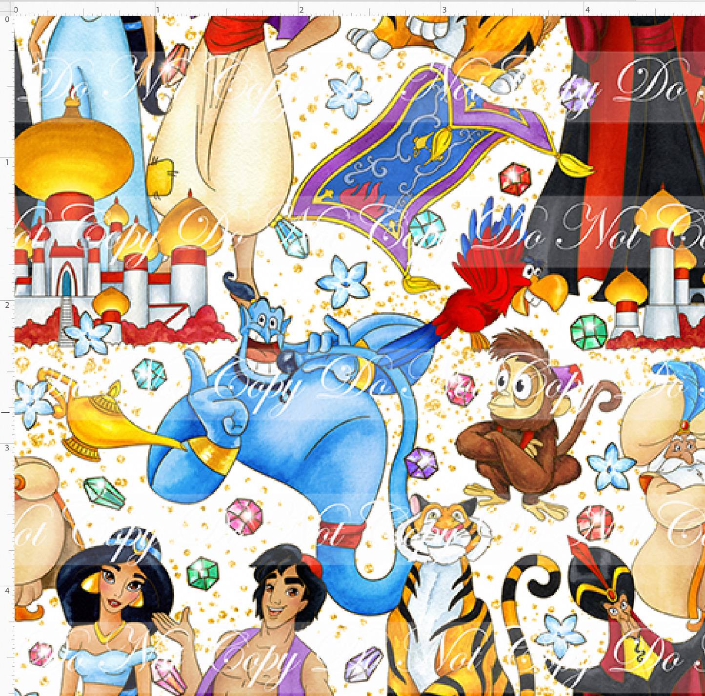Starlit Agrabah - Main - Small Scale - White