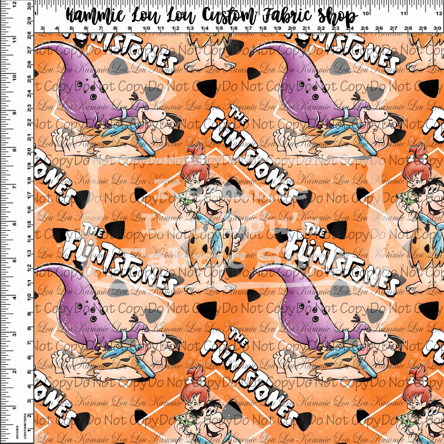 Yabba-dabba-doo! - Orange Dino Toss