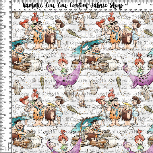 Yabba-dabba-doo! - Stone Age Toss - White