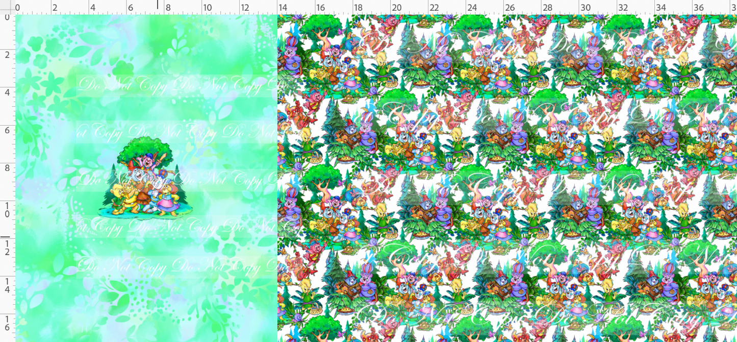 The Gummiberry Gang - 18 inch Bag Makers Roll - White Main