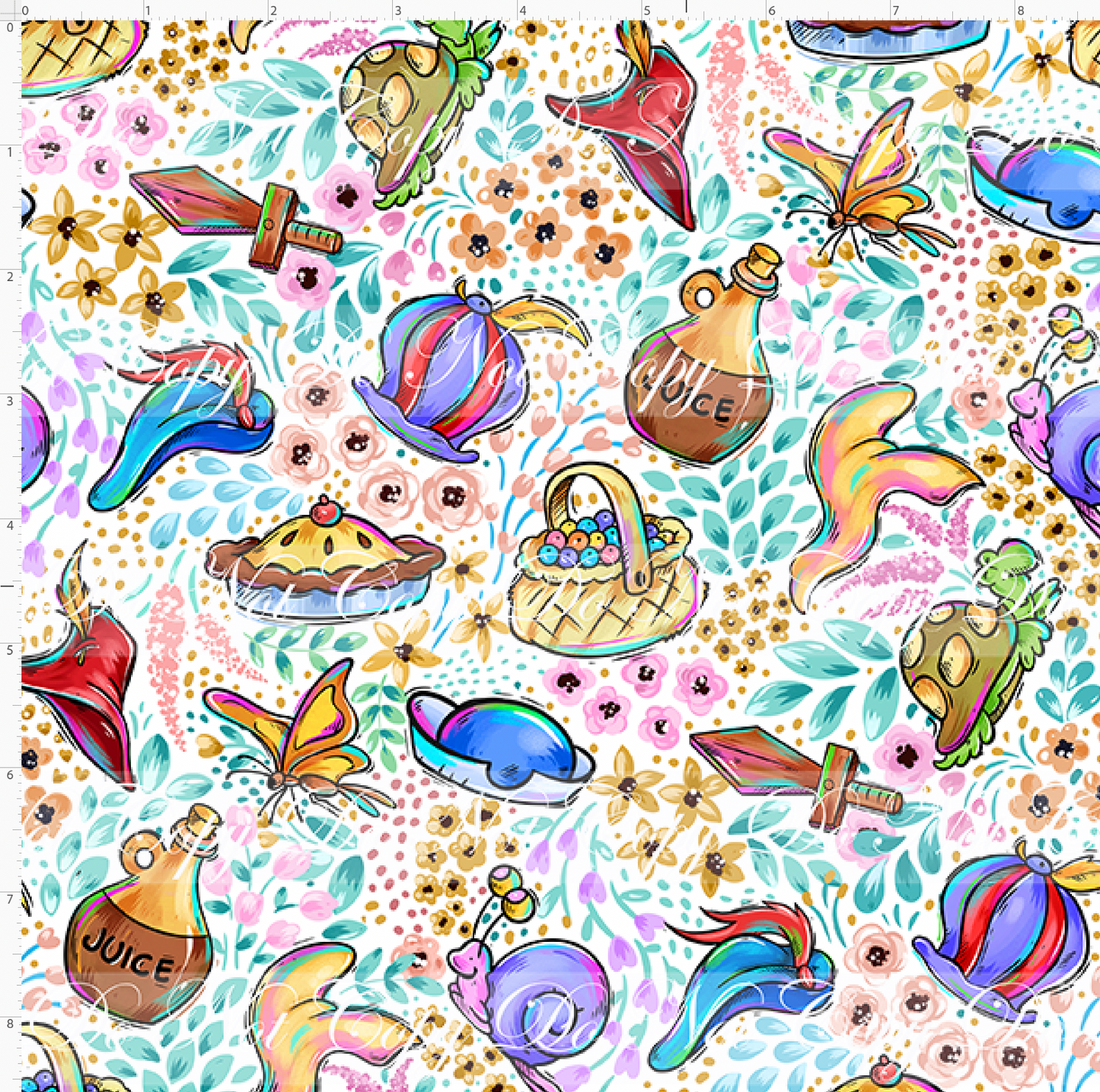 The Gummiberry Gang - Coordinate - White