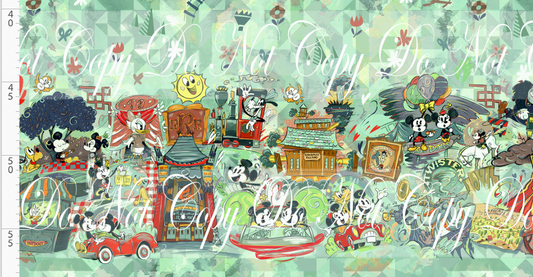 The mouse Express - Double Border -vintage