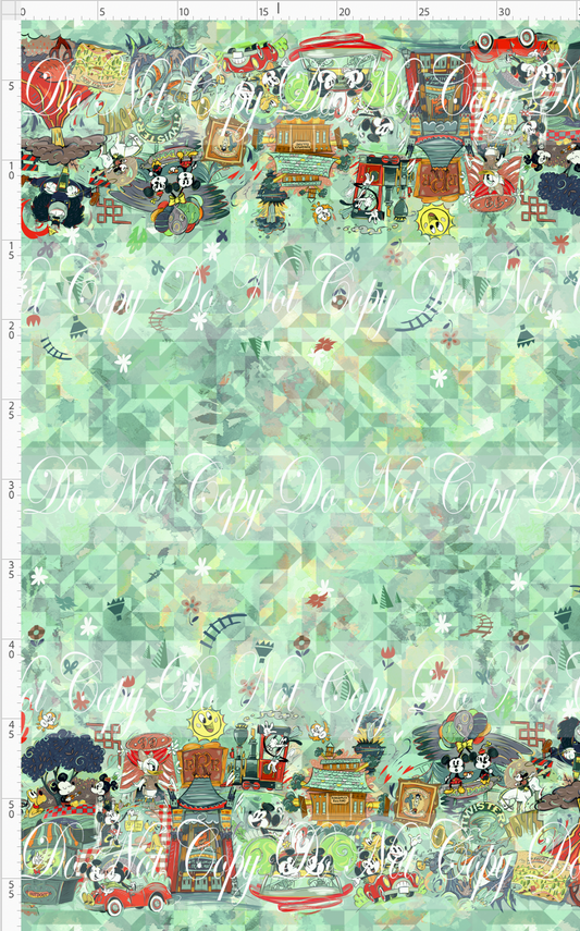 The mouse Express - Double Border -vintage