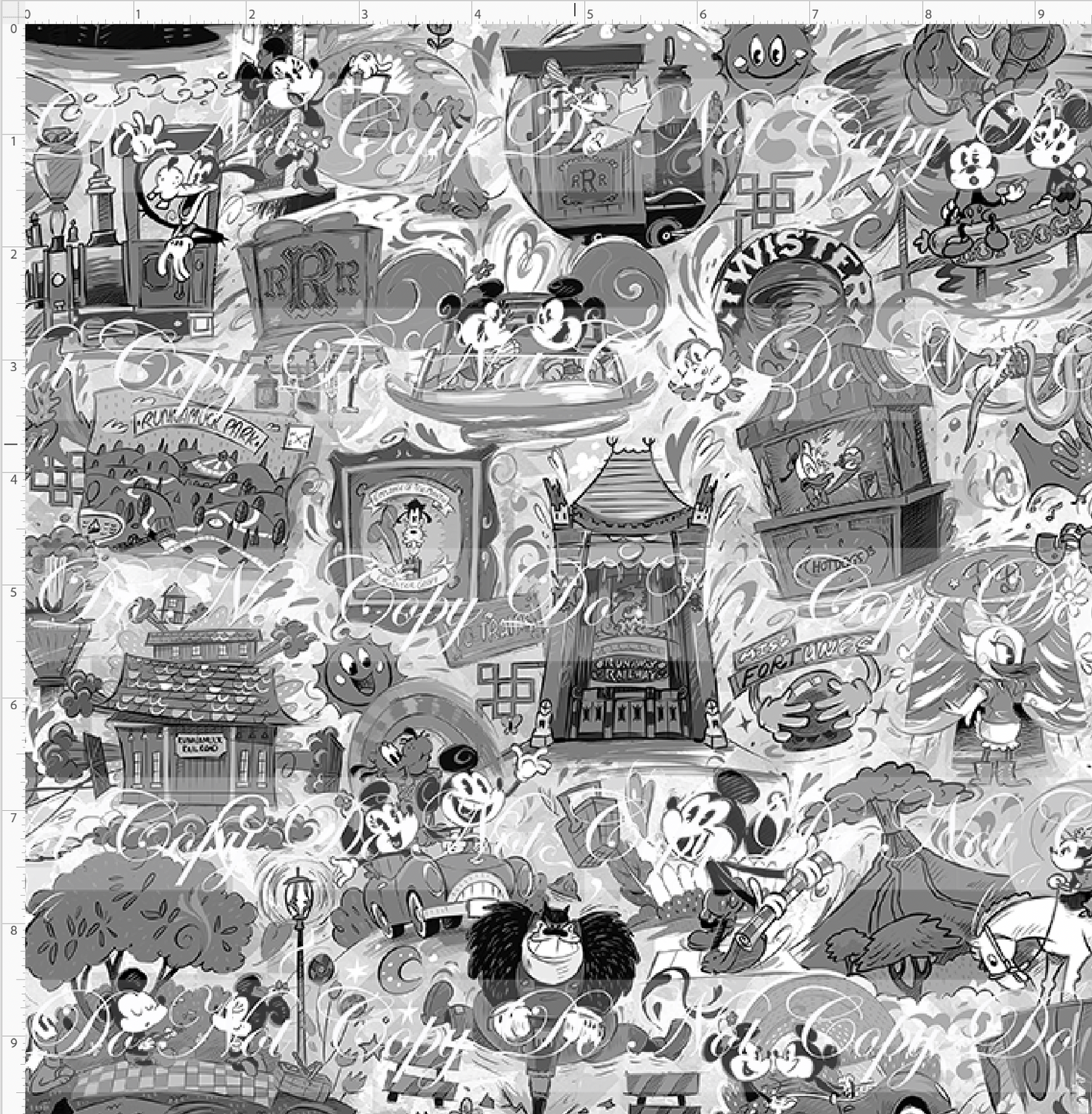 The mouse Express - Main - B&W - SMALL SCALE