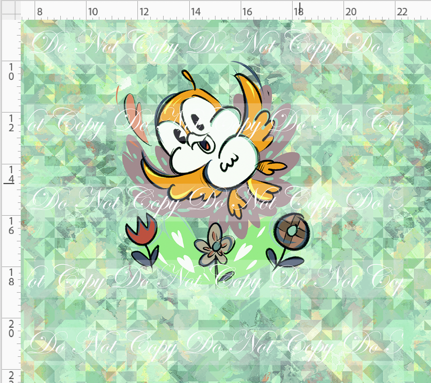 The mouse Express - Panel - bird - Vintage - ADULT