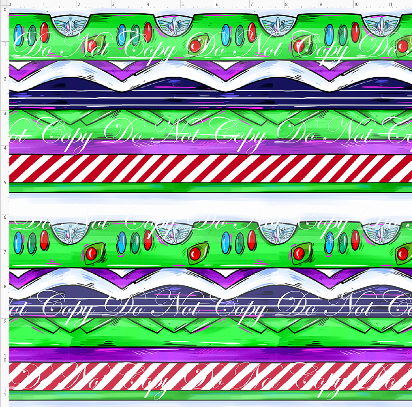 Toyland Tales - Galactic Hero - Coordinating Stripes