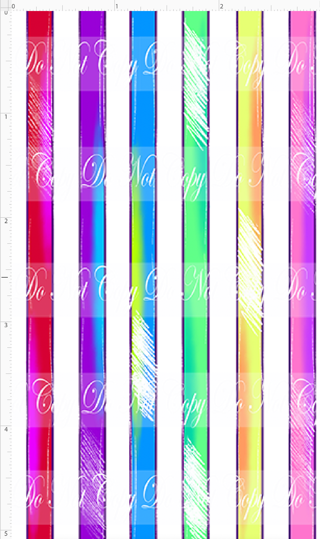 Tutti Frutti - stripe - 0.25 inch