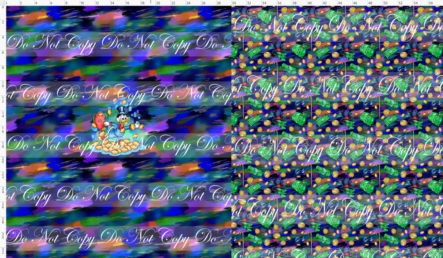 Uncle Moneybags - Panel & Coordinate Rapport - ADULT - Dark